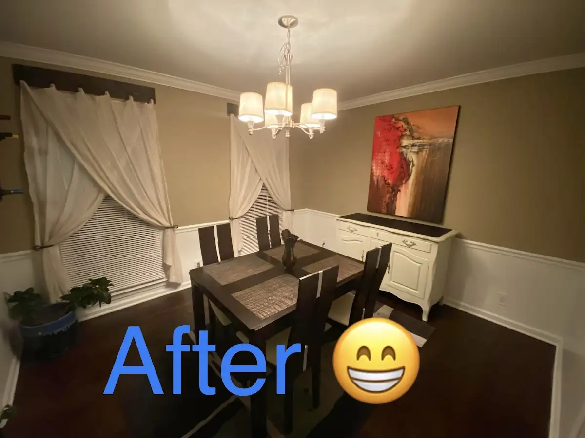 Professional dining room restoration after water damage in Owego