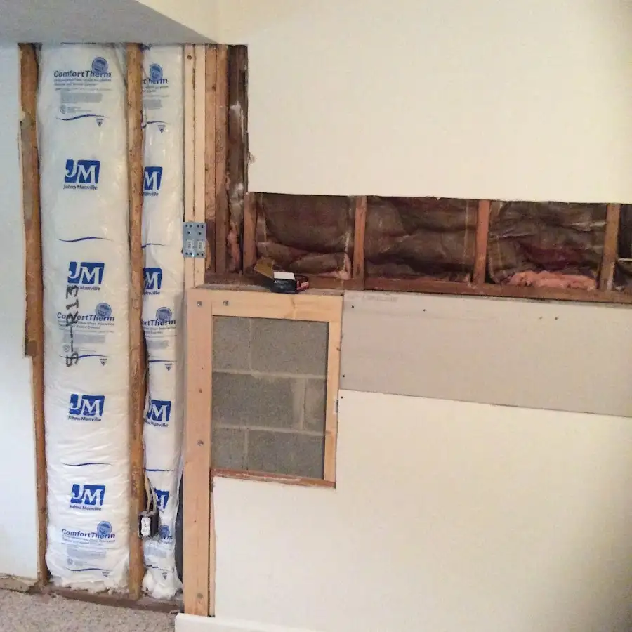 Wall insulation replacement during Odor Removal & Deodorization in Owego